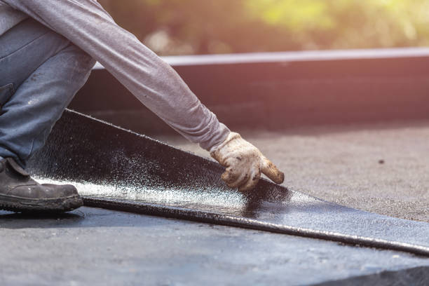 Professional Exterior Waterproofing technician working in Princeton, WI